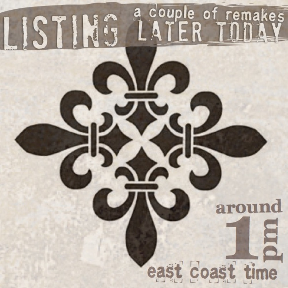 listing later today {around 1pm east coast time}